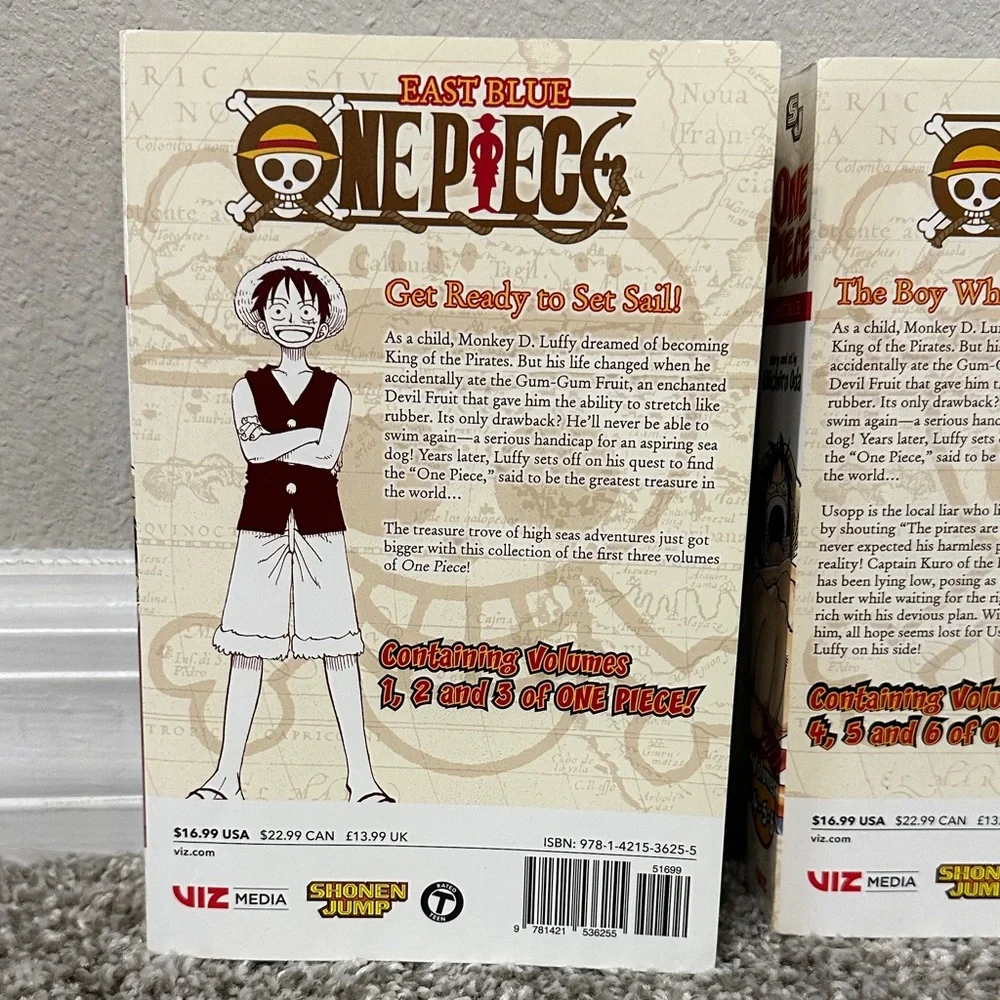 One Piece Anime Manga Book Set Volumes 1-6 by Eiichiro Oda - Picture 3 of 8